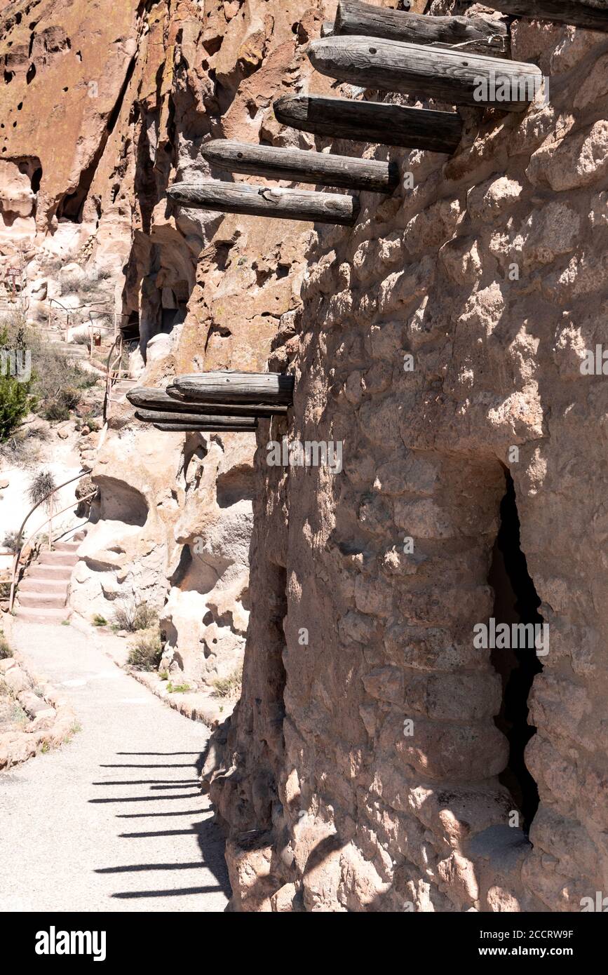 Pueblo Home Der Vorfahren Stockfoto