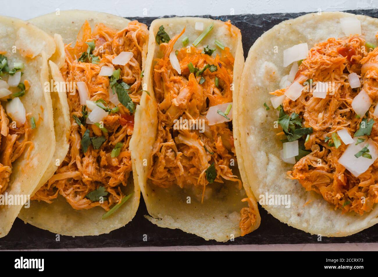 Street Tacos bereit zu essen Stockfoto