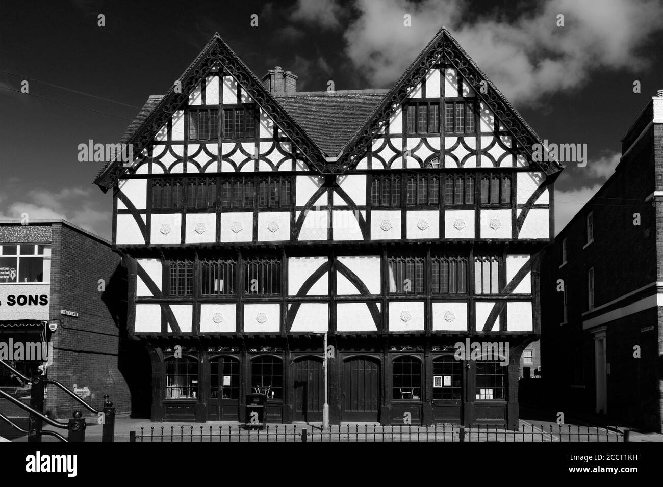 The Shodfriars Hall, Custom House Quay, River Witham, Boston Town; Lincolnshire; England; Großbritannien Stockfoto