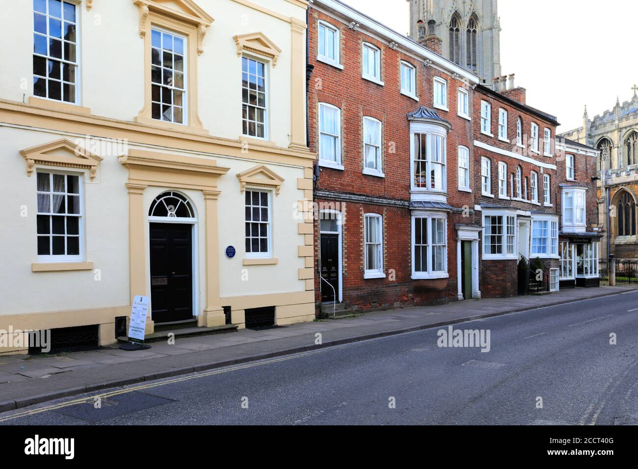 The Mansion House, Louth town, East Lindsey, Lincolnshire, England; Großbritannien Stockfoto
