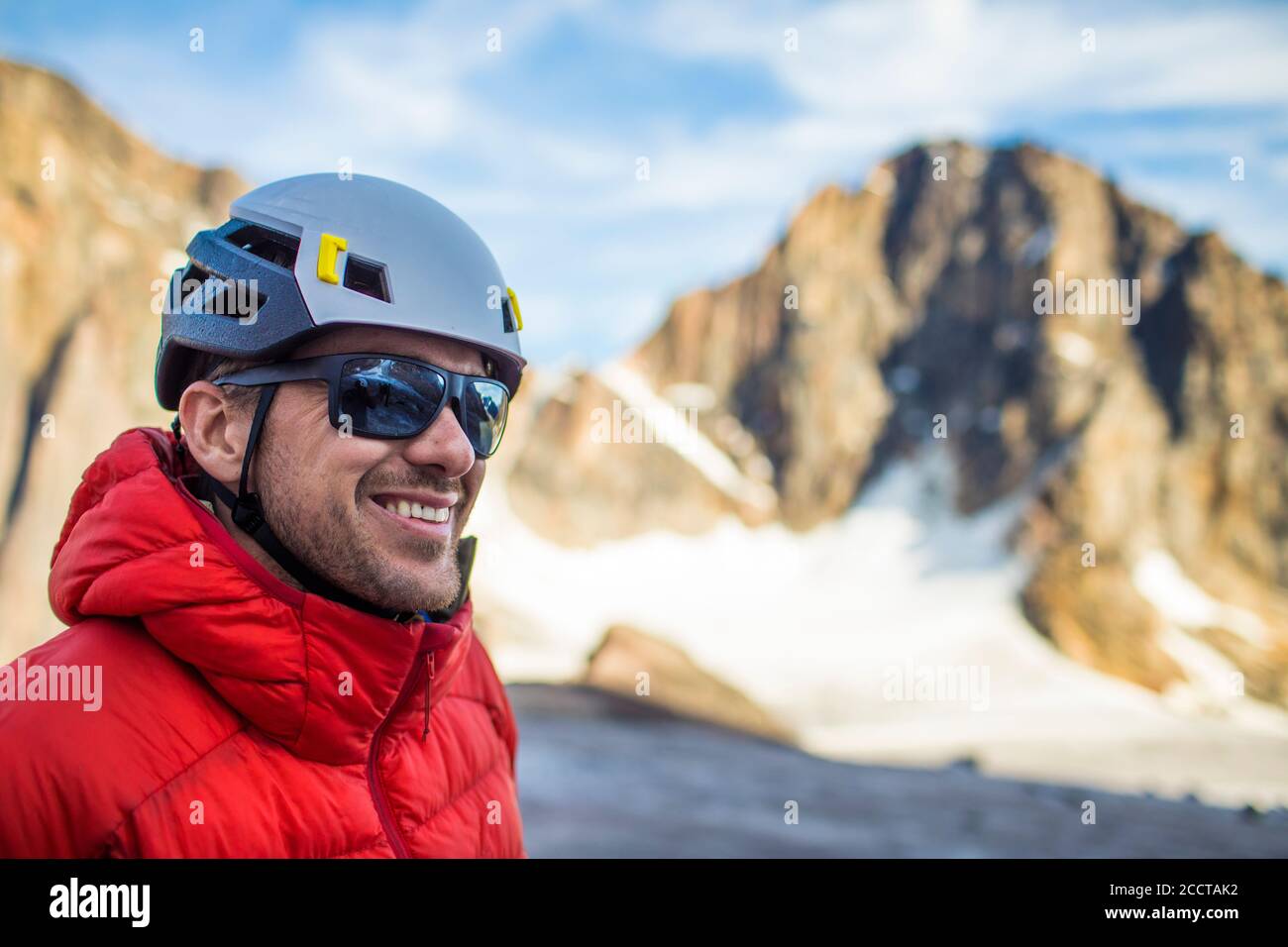 Akshayak Pass - © Christopher Kimmel 2019. Für Mammut Nordamerika nur mit Kredit: 'Christopher Kimmel / Alpine Edge Photography' Instagra Stockfoto