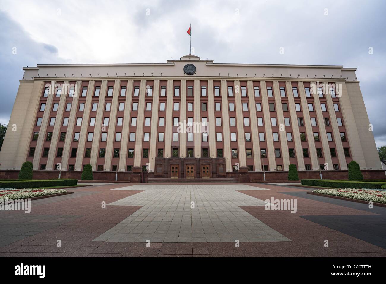 Präsidentenresidenz - Minsk, Weißrussland Stockfoto