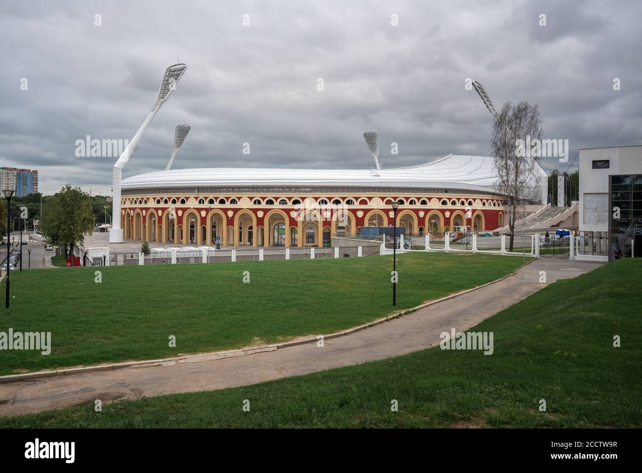 Dinamo Stadion - Minsk, Weißrussland Stockfoto
