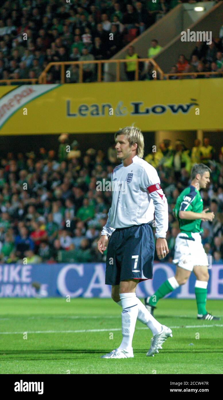 England David Beckham Stockfotos Und Bilder Kaufen Alamy
