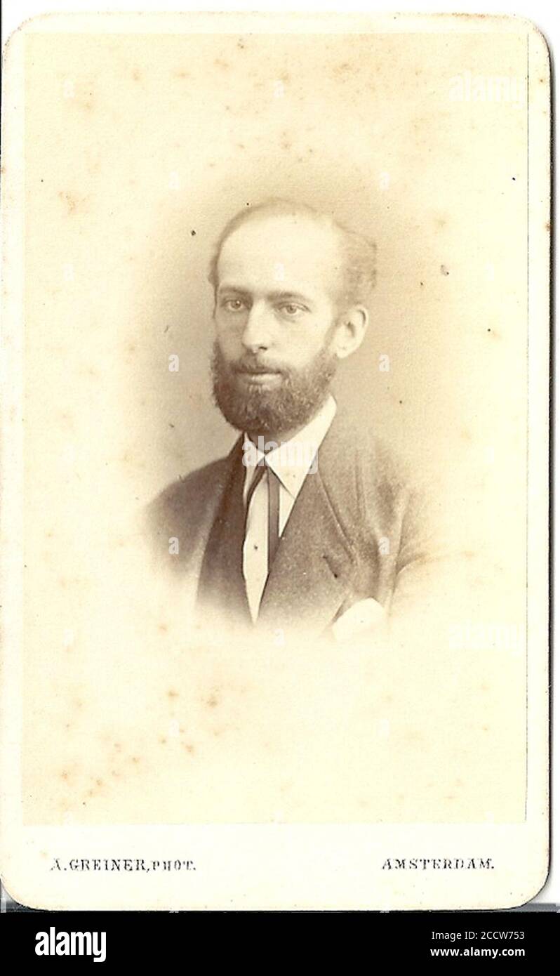 Johann Frederik Witte (1840-1902). Stockfoto