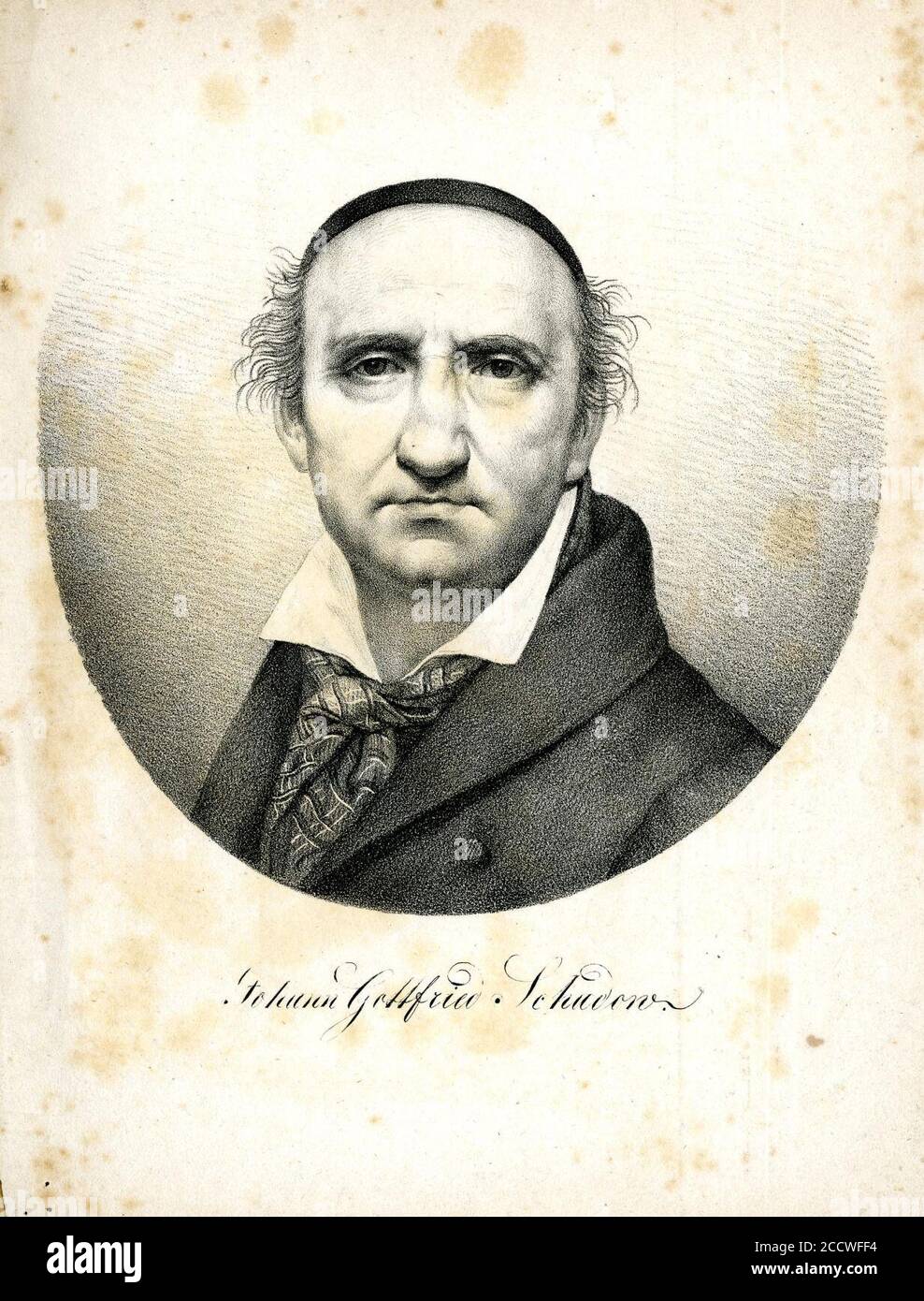 Johann Gottfried Schadow (BM 1930,0414.263). Stockfoto