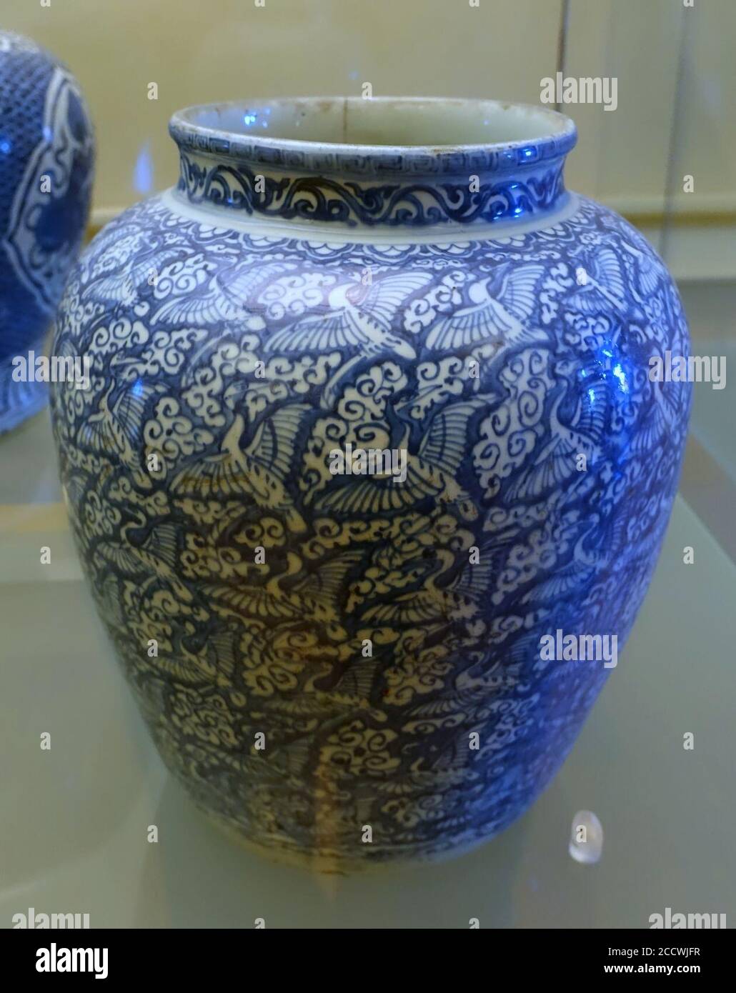 Glas, China, Ming-Dynastie, 1500 n. Chr., Keramik Stockfoto