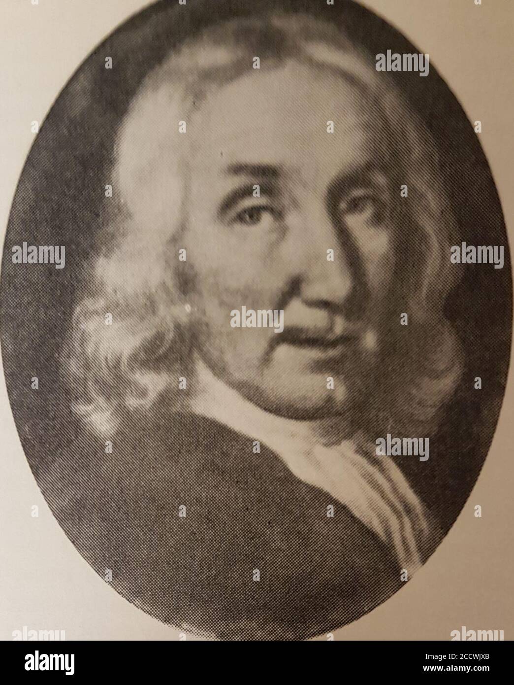 Johan Aureller dy självporträtt. Stockfoto