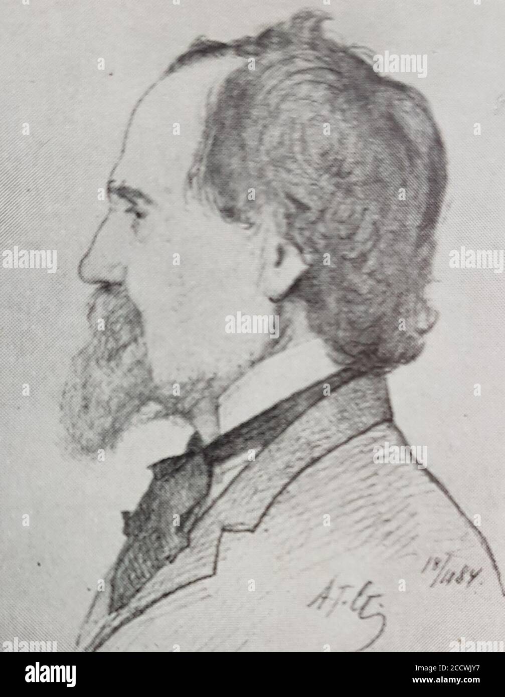 Johan Zacharias x Albert Theodor Gellerstedt. Stockfoto