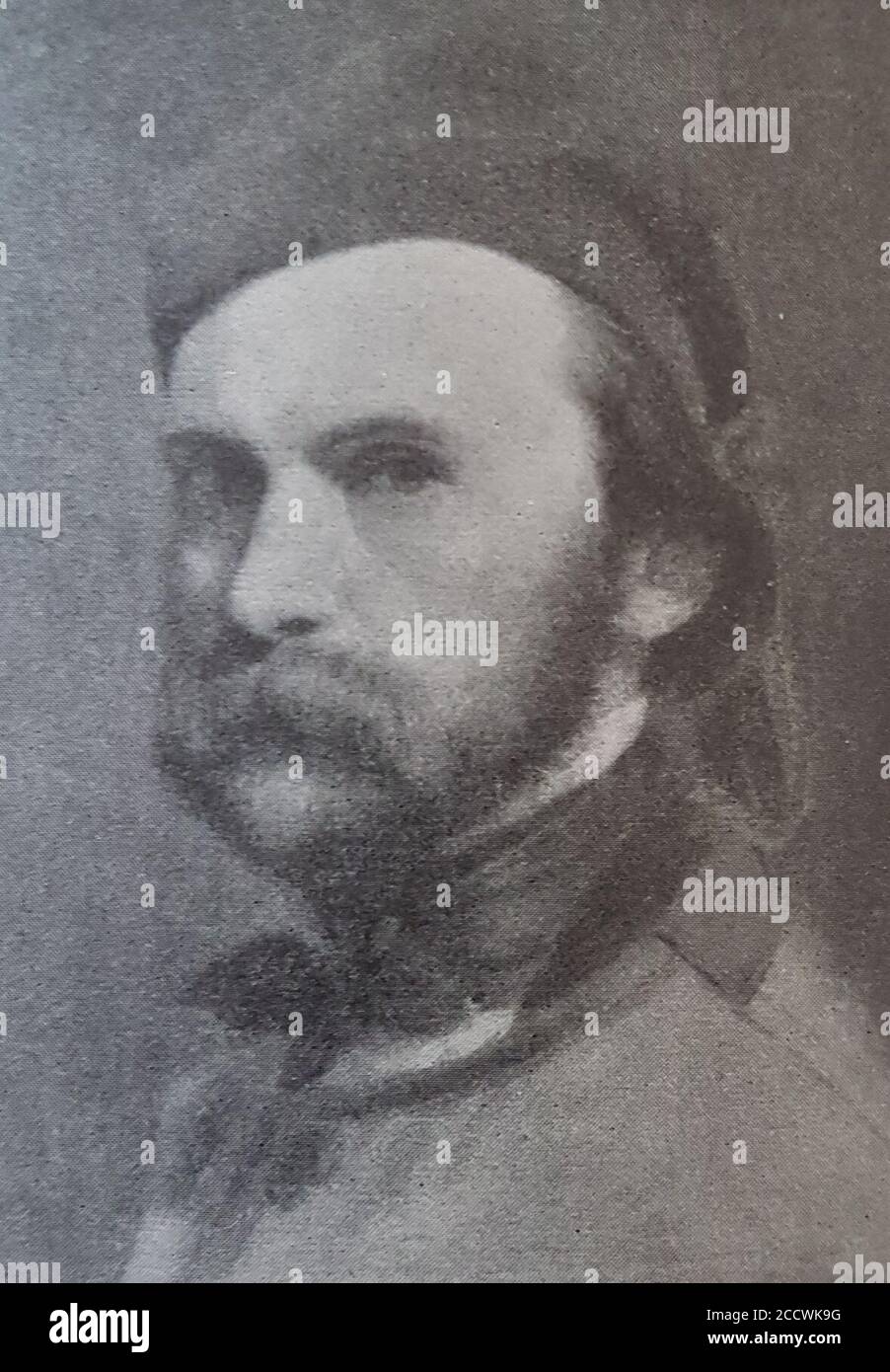 Johan Peter Molin självporträtt. Stockfoto