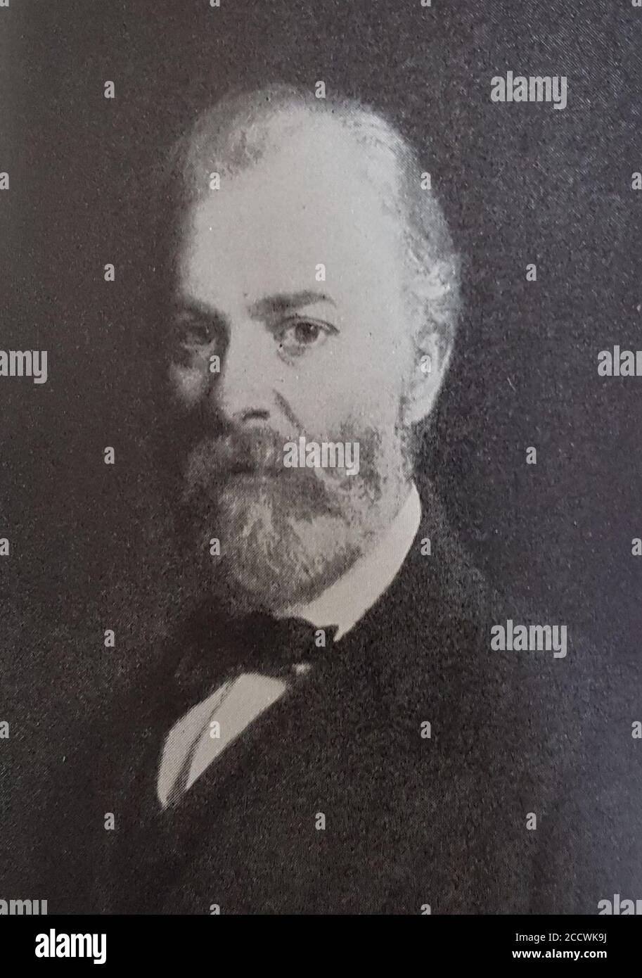 Johan Edvard Bergh x Geskel Saloman. Stockfoto