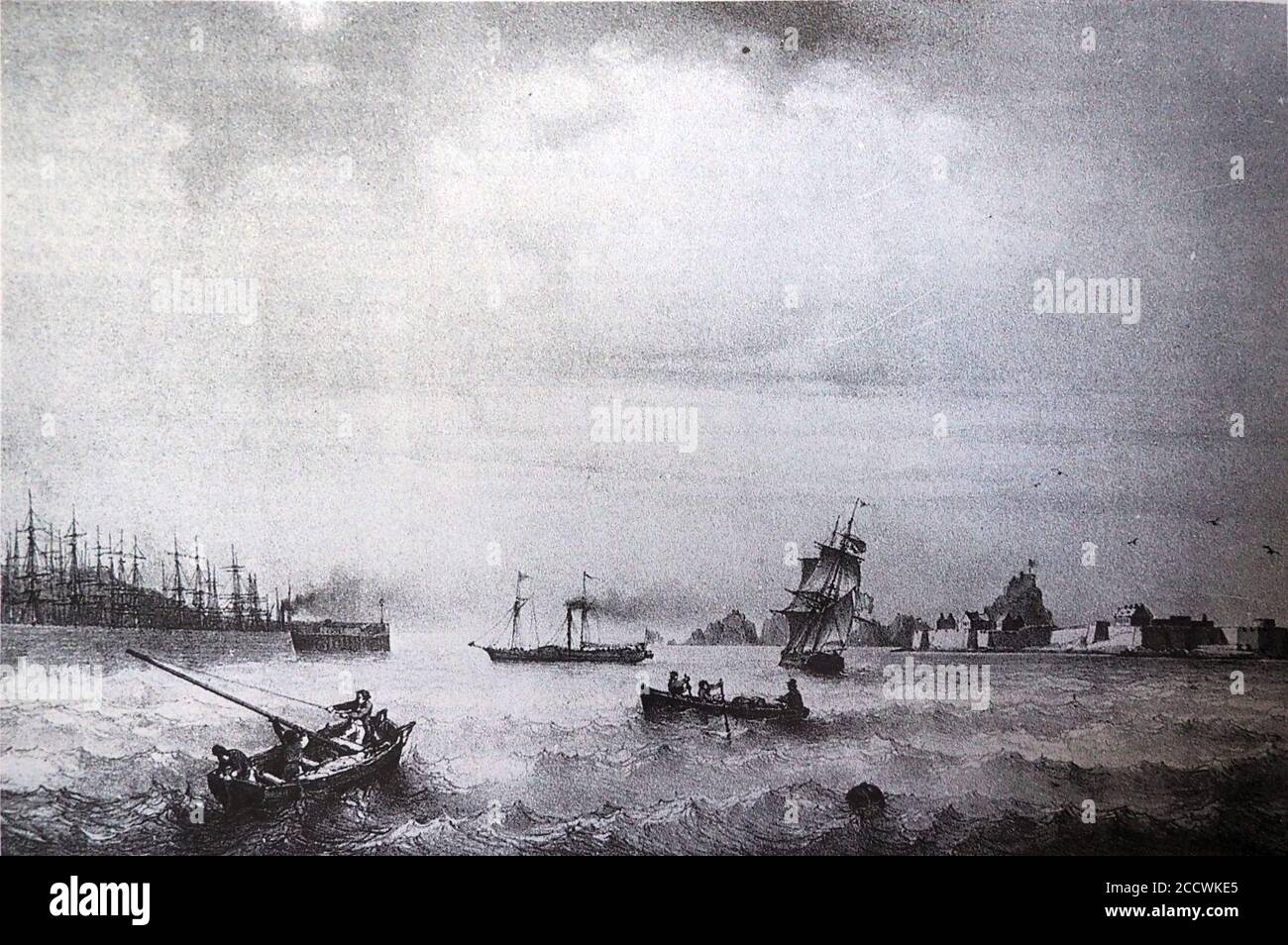 Jersey in 1838-P6280165. Stockfoto