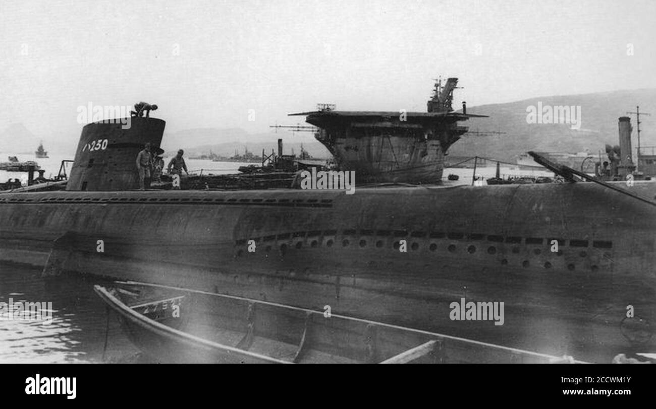 Das japanische U-Boot Ha-230 1945. Stockfoto