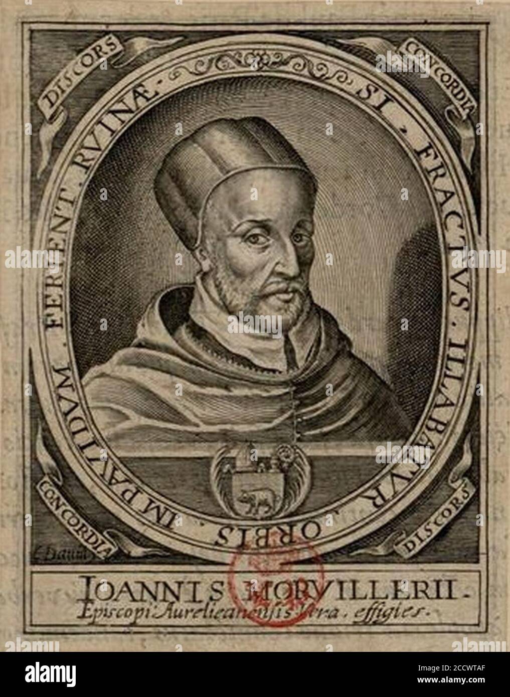 Jean de Morvilliers - Garde des Sceaux. Stockfoto