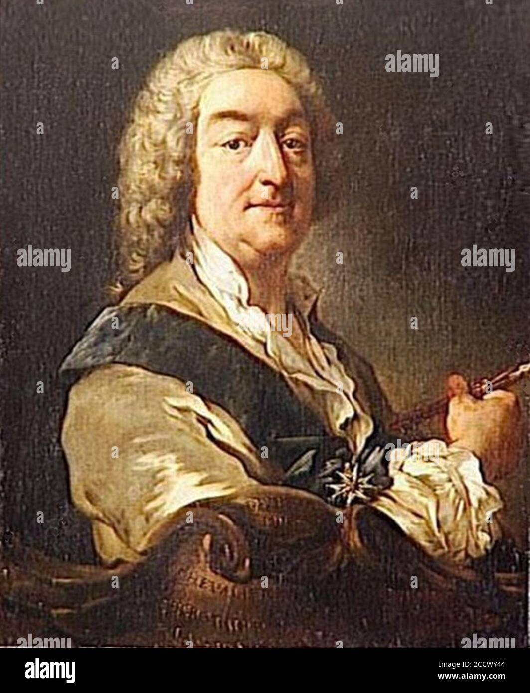 Jean-François de Troy. Stockfoto