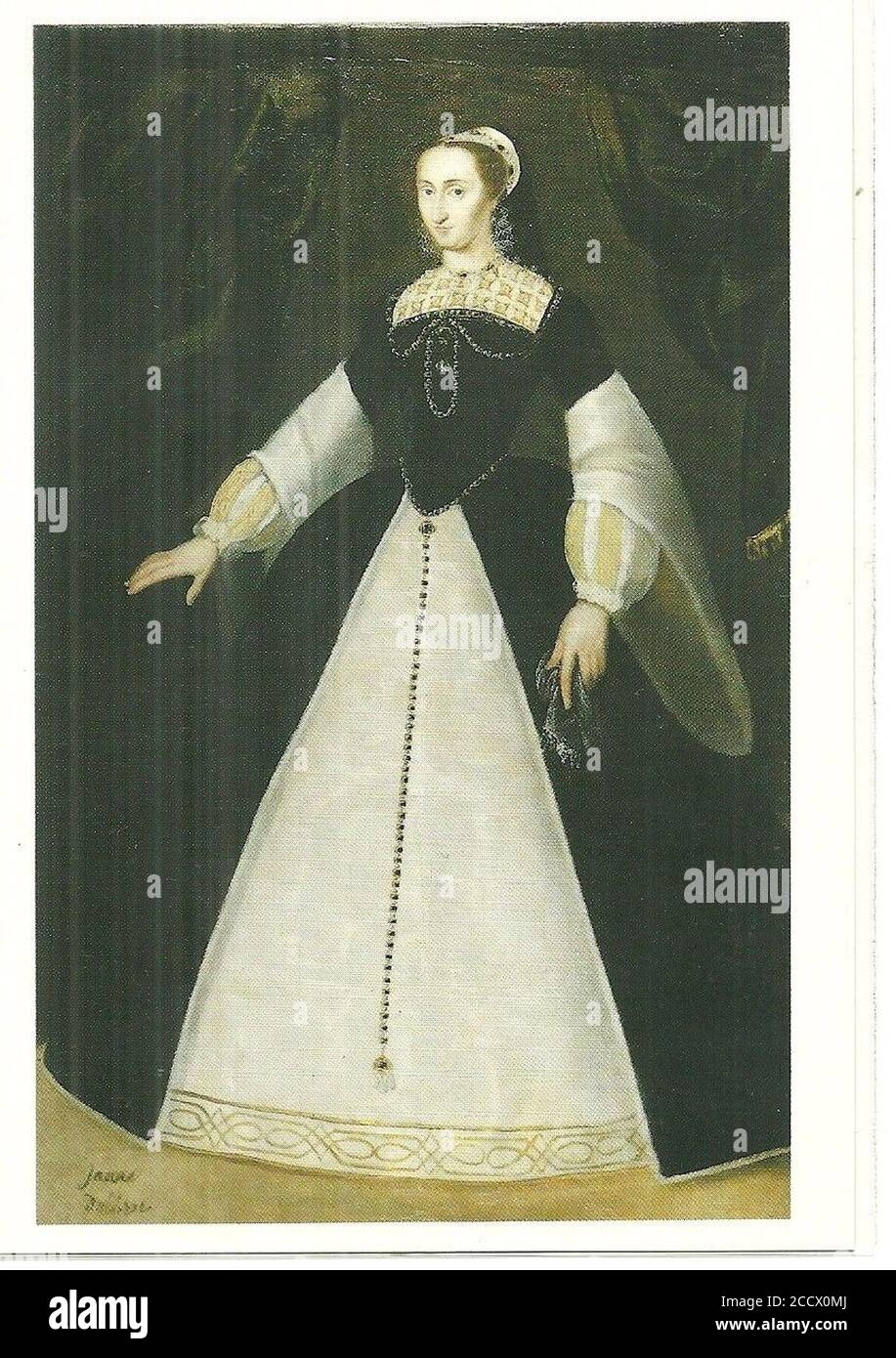 Jeanne d'Albret - Portrait en pied. Stockfoto