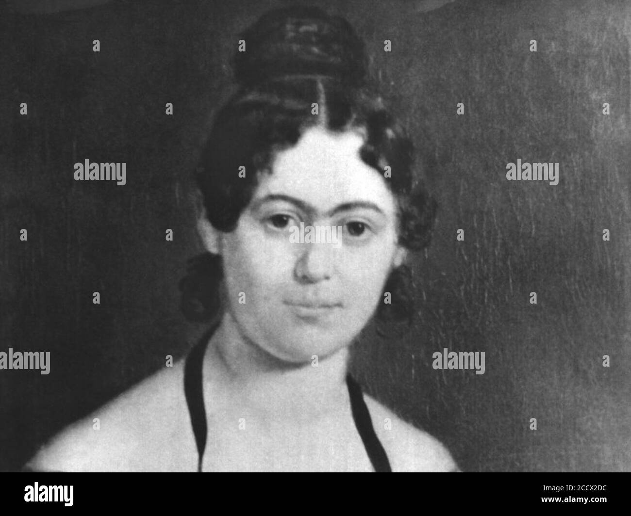 Jenny Marx Porträtmalerei. Stockfoto