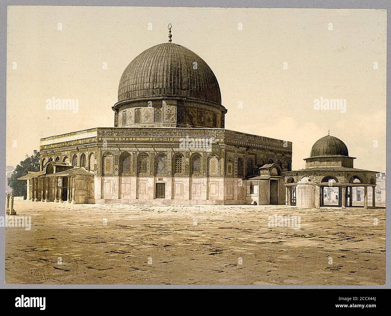 Jerusalem. Mosquée d’Omar Stockfoto