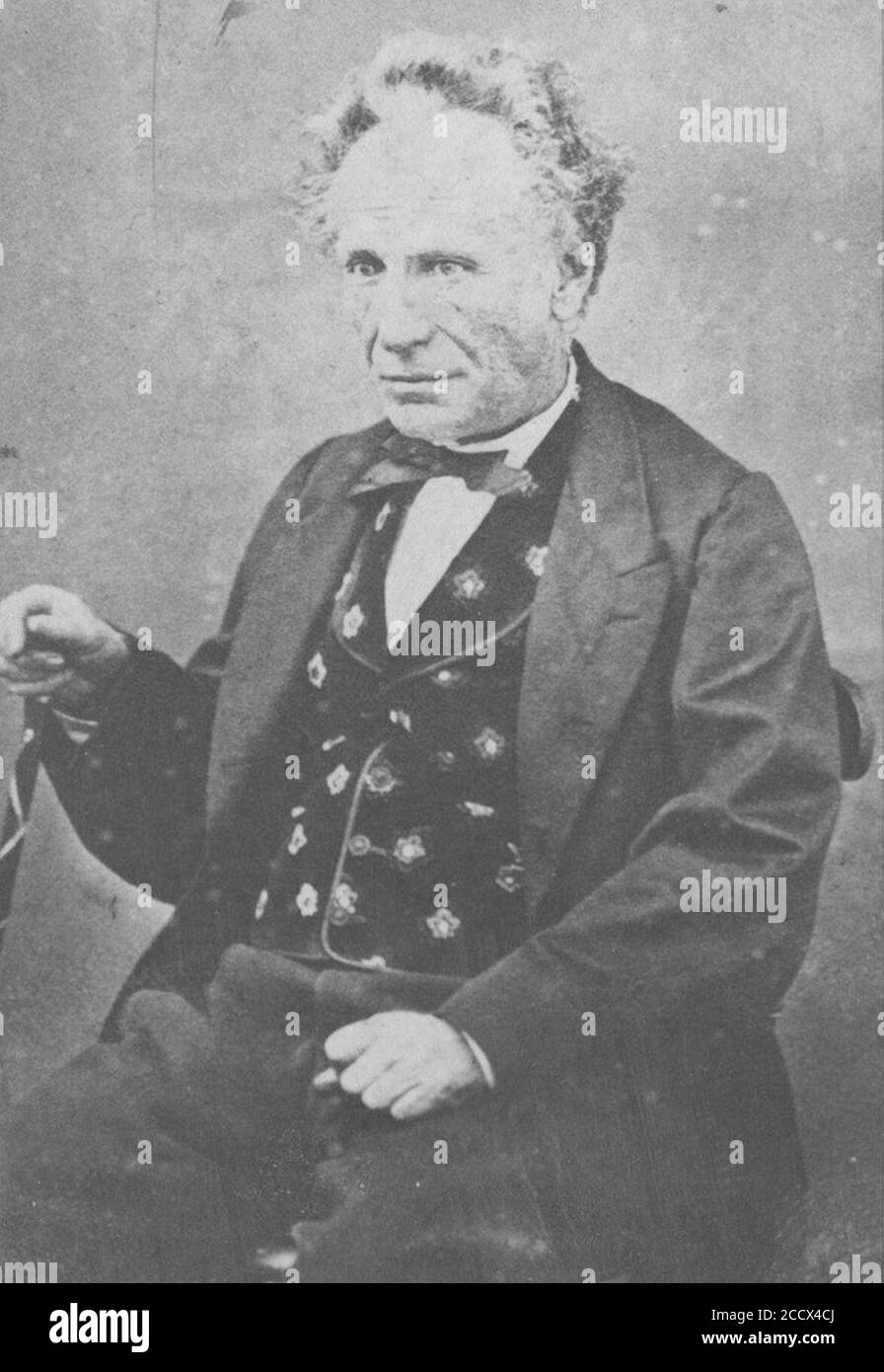 Jerónimo Carrión (ca. 1875). Stockfoto