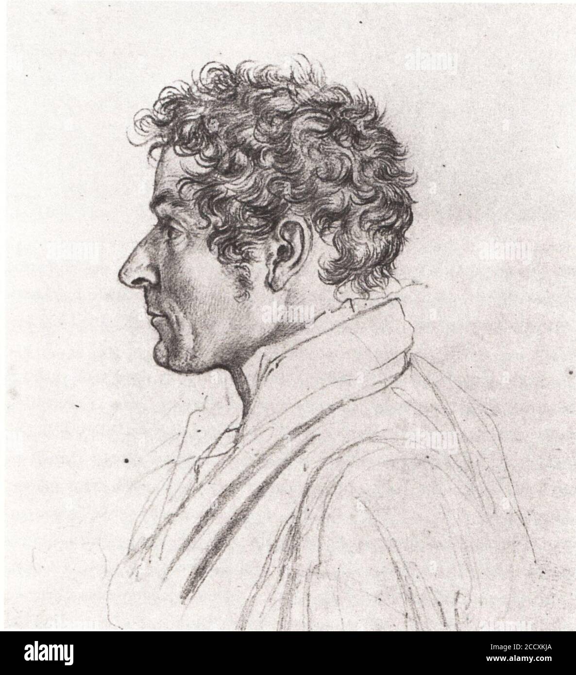 Johann Adam Klein - Franz Ludwig Catel 1820. Stockfoto