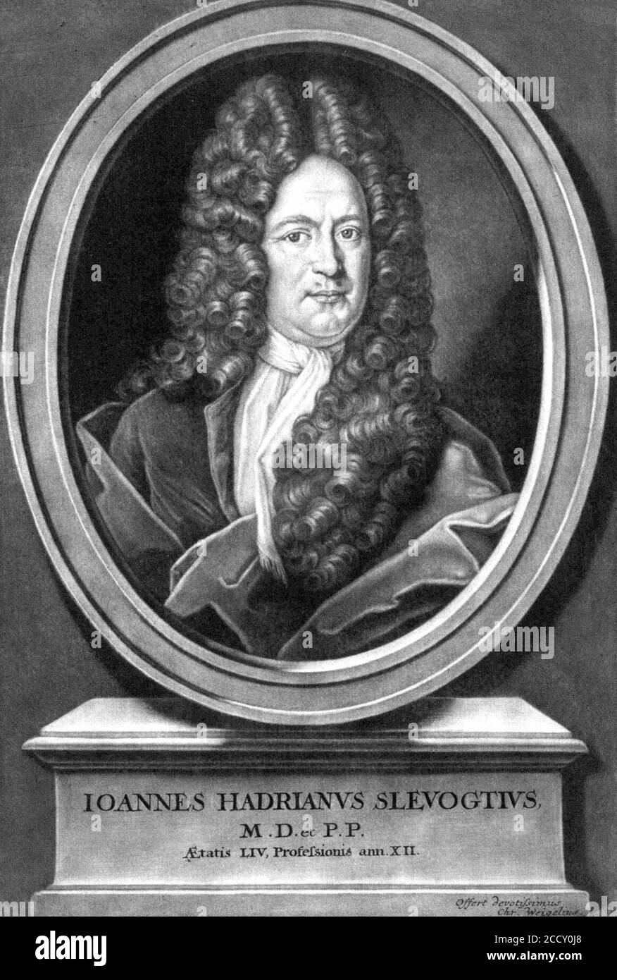 Johann-Adrian-Slevogt. Stockfoto