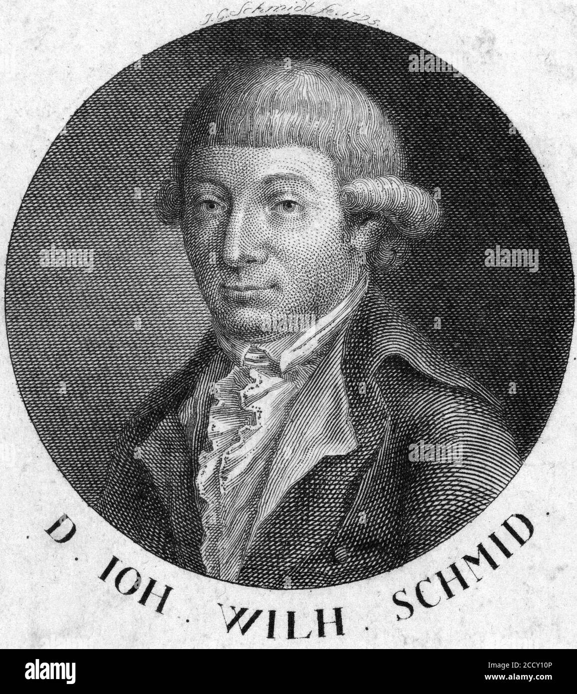 Johann-Wilhelm-Schmid. Stockfoto