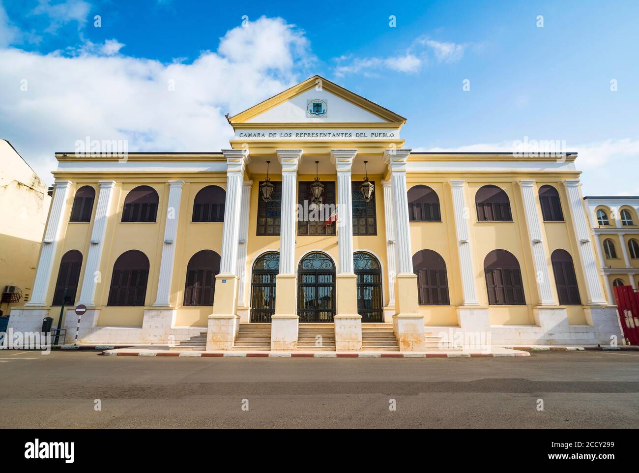 Volkspalast in Malabo, Bioko, Äquatorialguinea Stockfoto