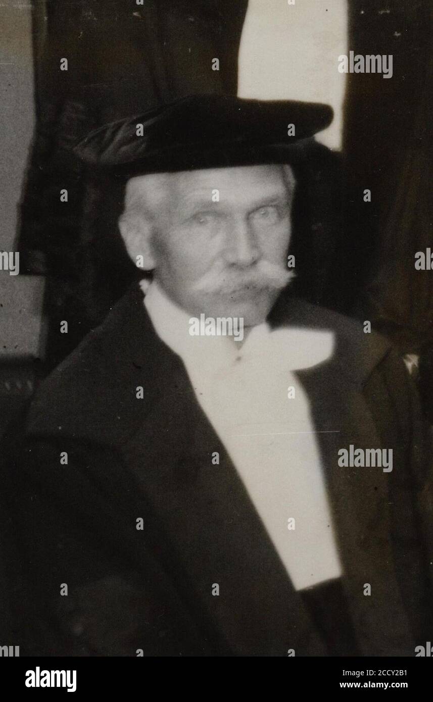 Johannes Diderik van der Waals jr. (1873-1971). Stockfoto