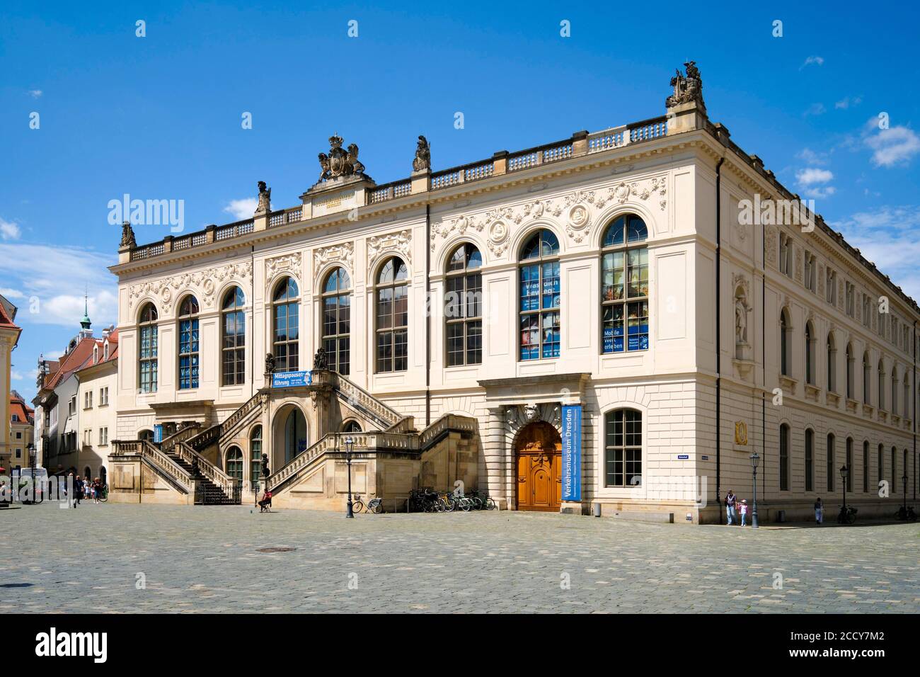 Verkehrsmuseum, Johanneum, Juedenhof, Dresden, Sachsen, Deutschland Stockfoto