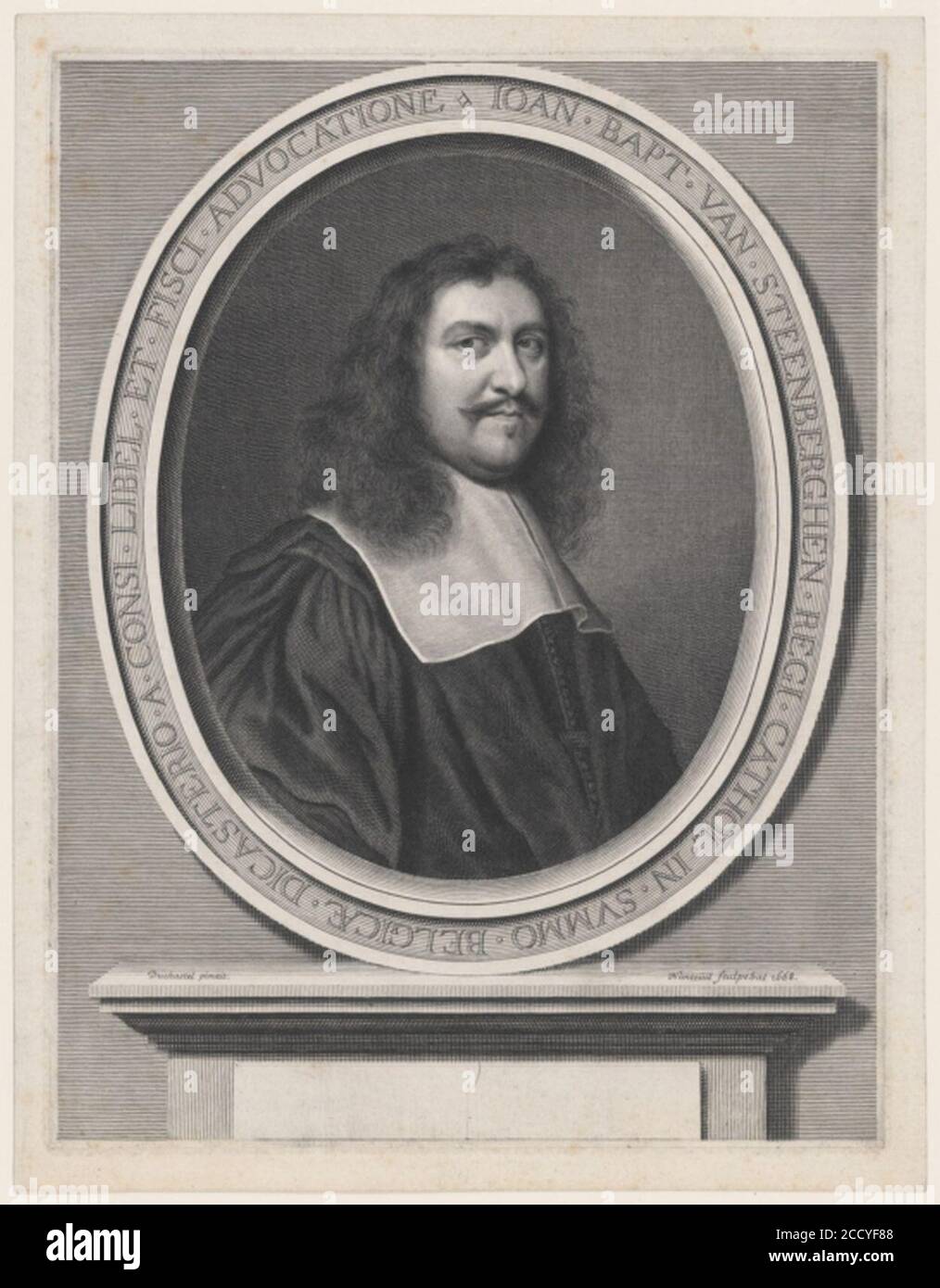 Jean-Baptist van Steenberghen von Robert Nanteuil. Stockfoto