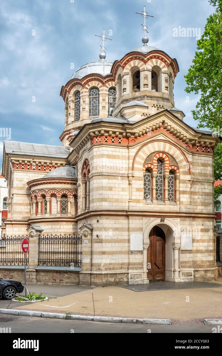 Kirche des Heiligen Panteleimon in Chisinau, Moldawien Stockfoto