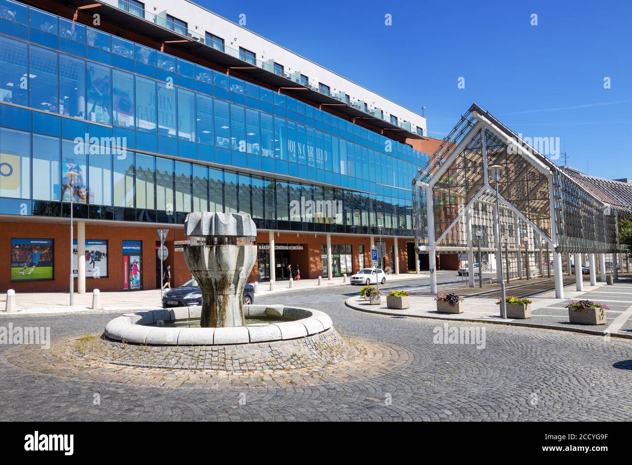 Lazenska kolonada, Teplice / Cechach, Ceska republika / Kurkolonnade, Teplice Stadt, Nordböhmen, Tschechische republik Stockfoto