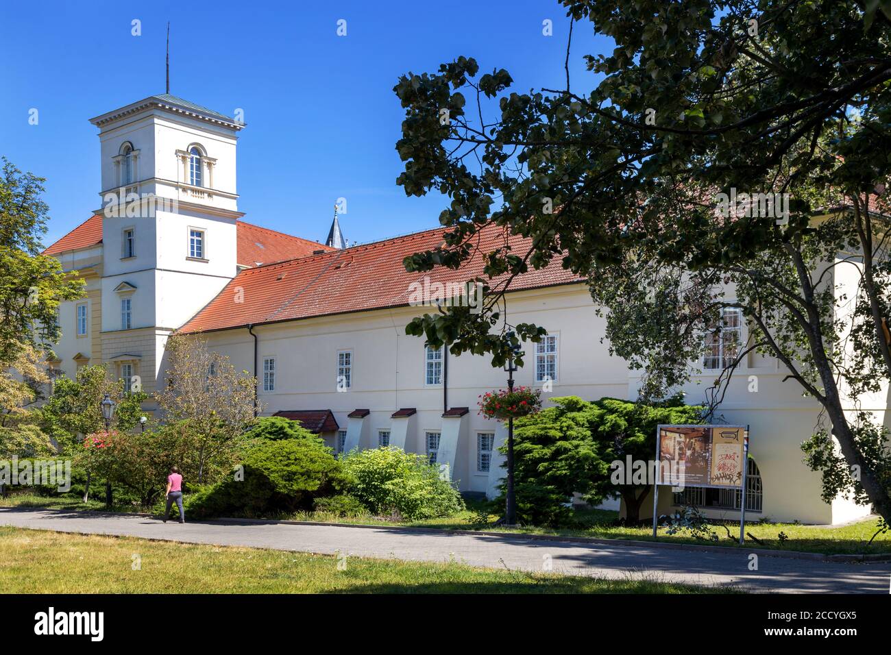 zamek , Teplice V Cechach, Ceska republika, Teplice V Cechach, Ceska republika / Burg, Teplice Stadt, Nordböhmen, Tschechische republik Stockfoto