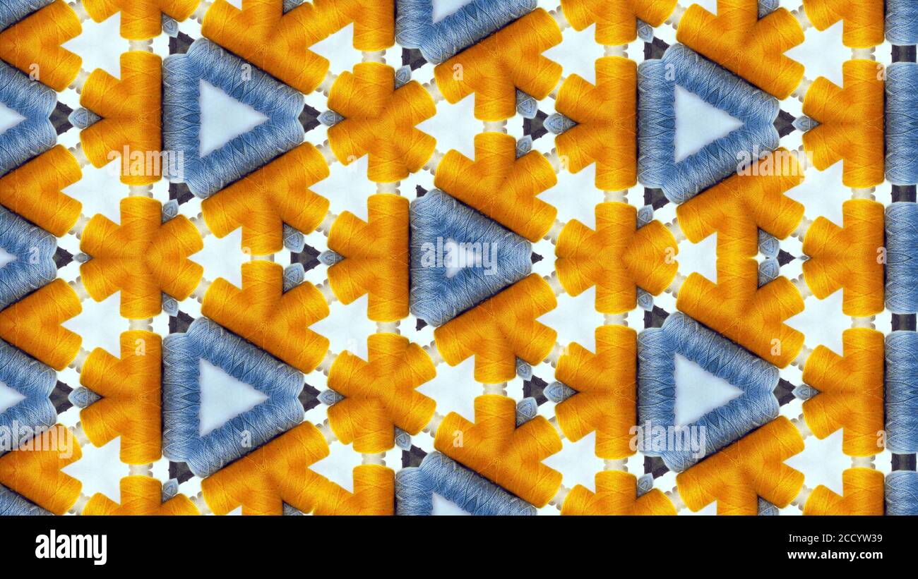 Digital Gestaltes Design Mit Kaleidoskop-Effekt Stockfoto