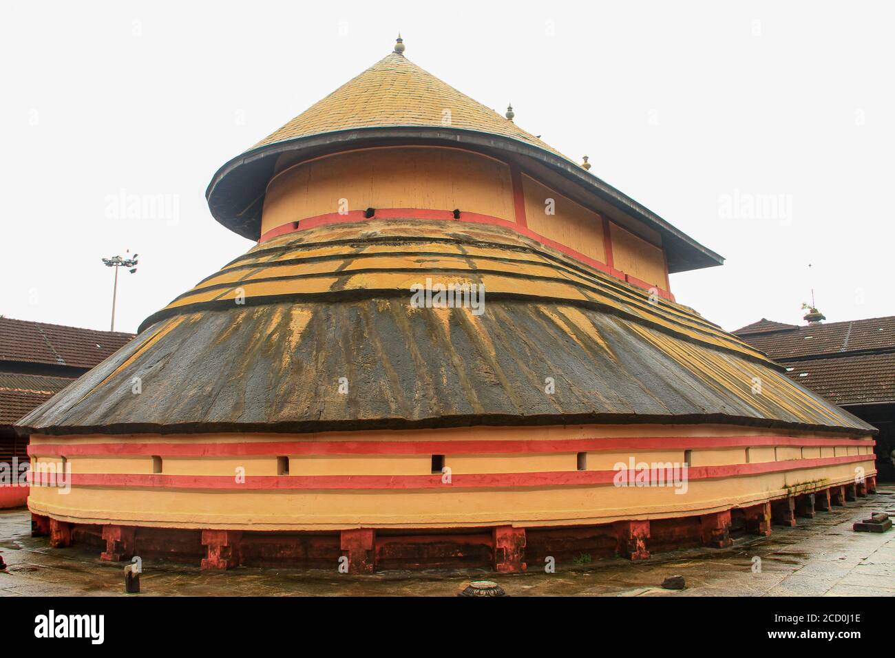 Udupi Sri Krishna Tempel ist ein berühmter Hindu-Tempel zu gott Krishna und Dvaita Matha in der Stadt Udupi in Karnataka, Indien gewidmet. Stockfoto