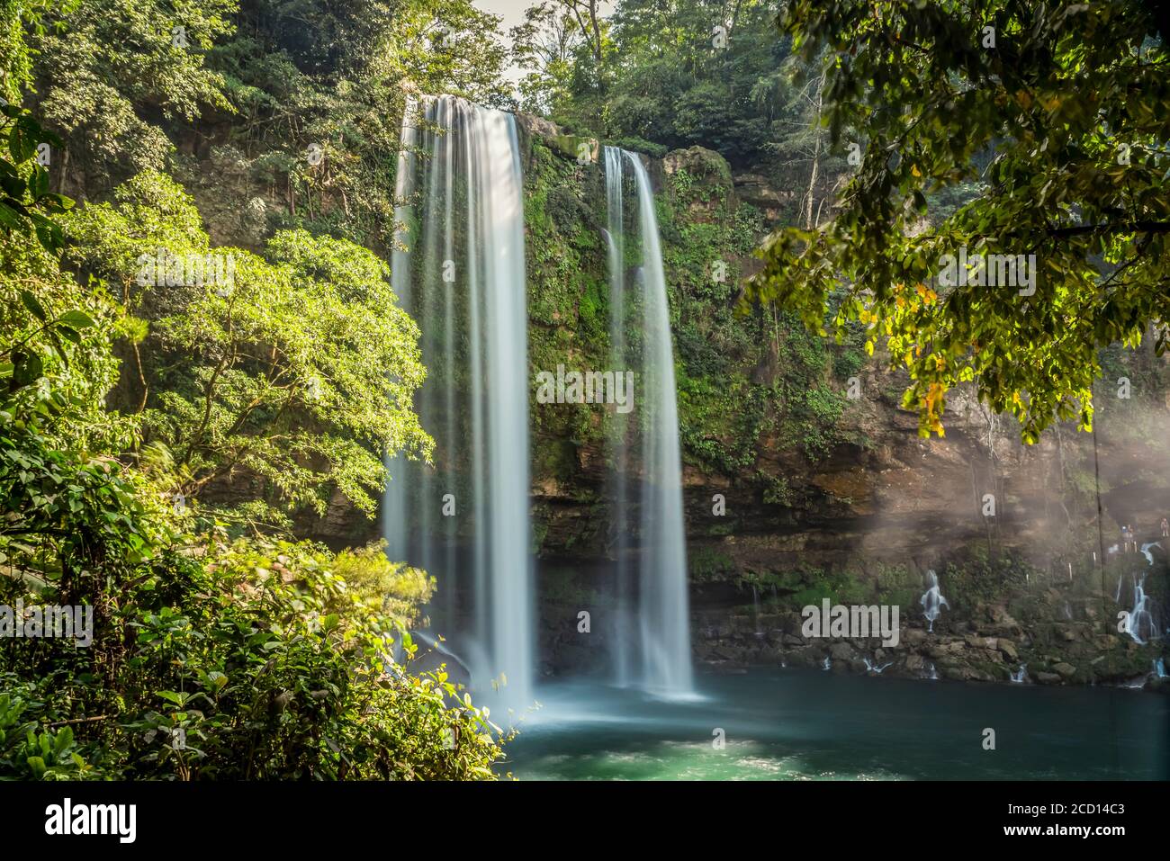 Misol-Ha Wasserfall; Chiapas, Mexiko Stockfoto
