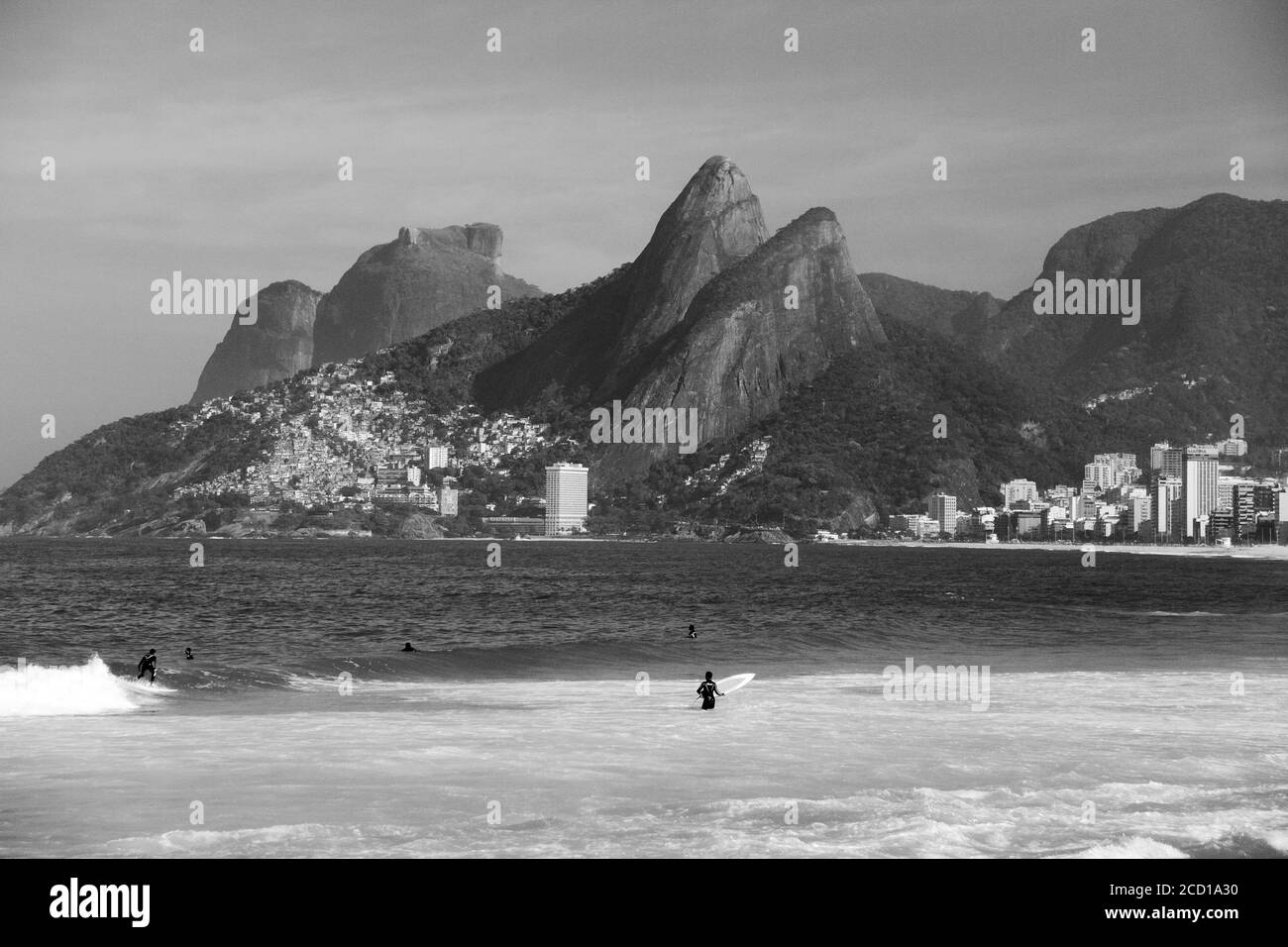 Ipanema-Strand Rio De Janeiro Brasilien Stockfoto