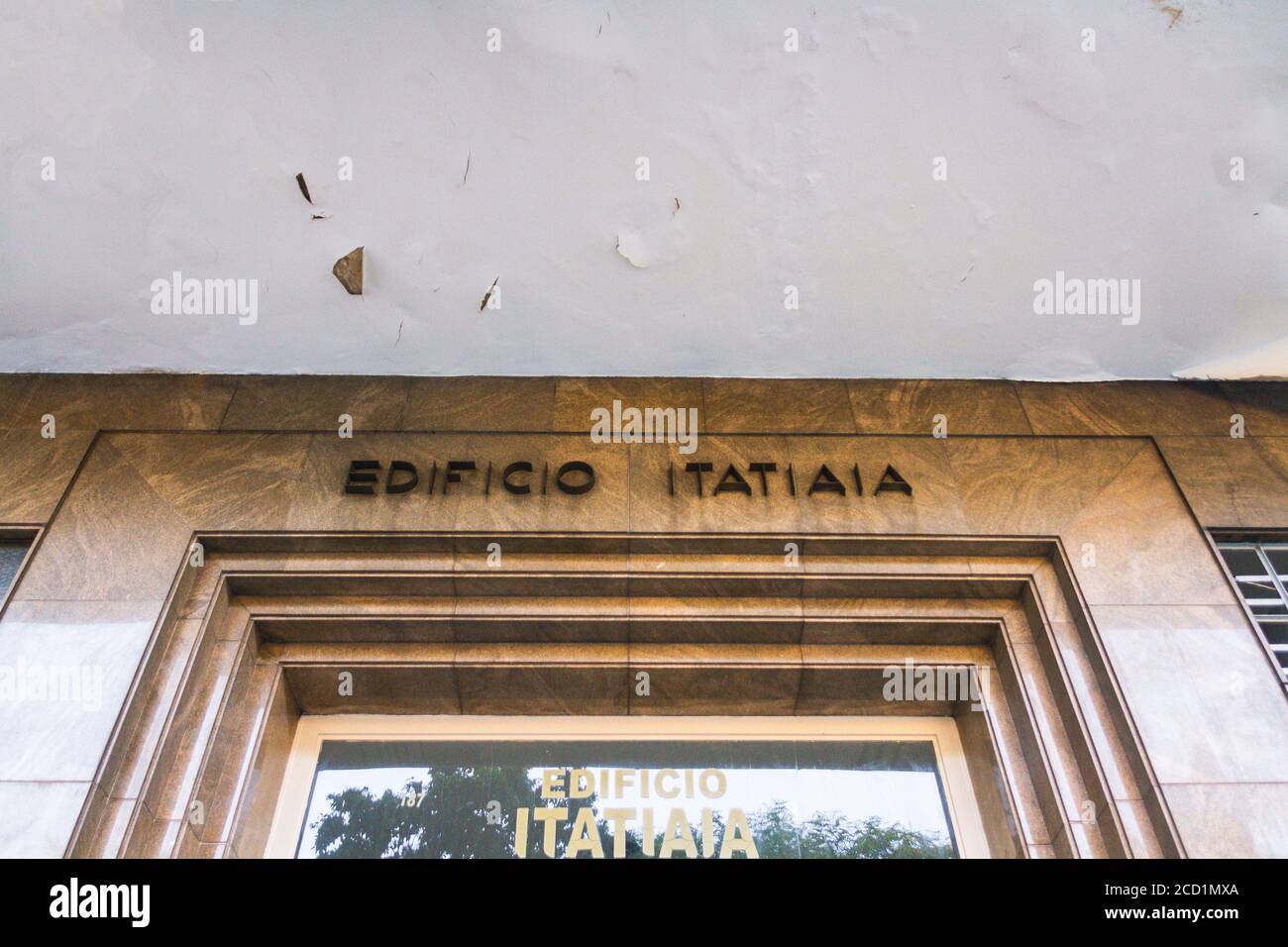 Eingangstür Zum Alten Itatiaia Hotel Stockfoto