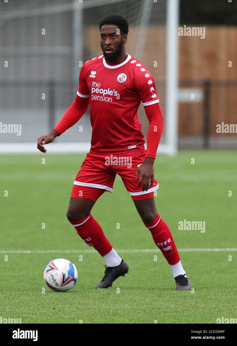 Nathan Ferguson von Crawley Town während der Vorsaison freundlich zwischen Crawley Town und Watford im Camping World Community Stadium. Bild von JAMES BOARDMAN Stockfoto