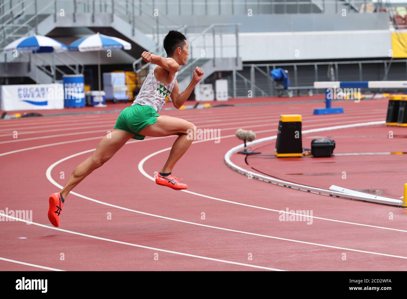 Tokio, Japan. August 2020. Takashi Eto Athletics : World Athletics Continental Tour Seiko Golden Grand Prix in Tokyo Männer Hochsprung im Nationalstadion in Tokio, Japan . Quelle: Yohei Osada/AFLO SPORT/Alamy Live News Stockfoto