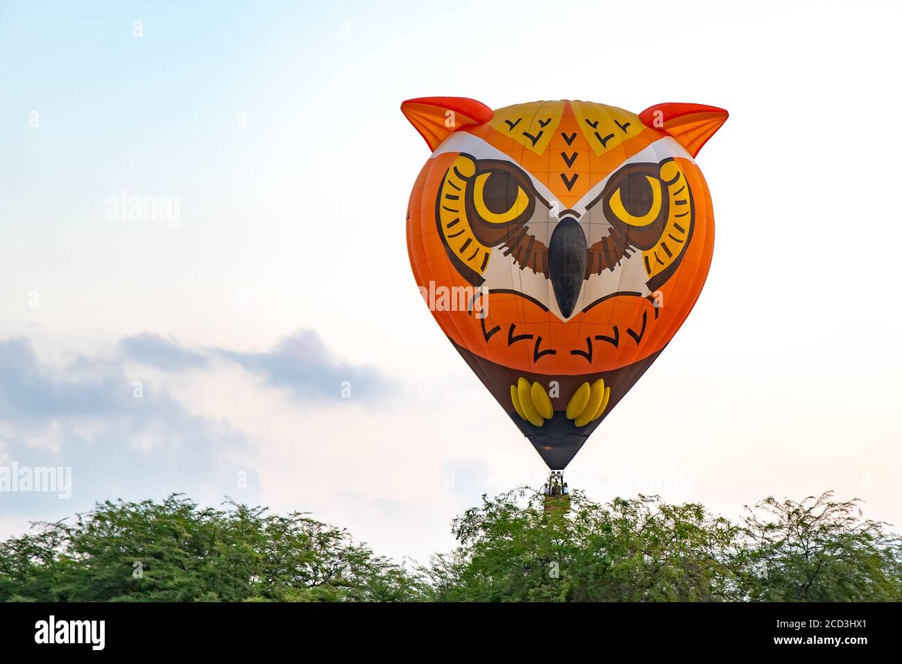 Das Heißluftballonfestival fand im August in Israel statt 2019 Stockfoto