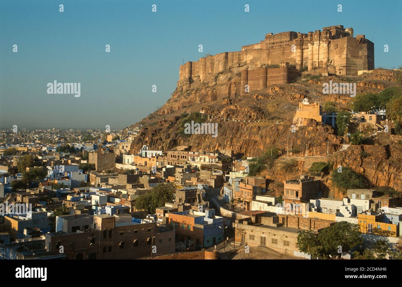 Mehrangarh Fort, Jodhpur, Rajasthan, Indien Stockfoto
