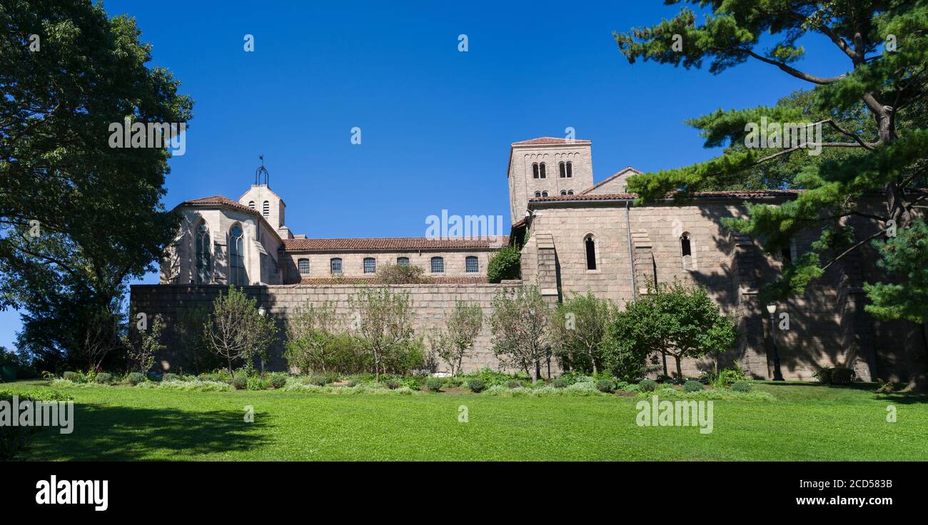 The Cloisters, Fort Tryon Park, Washington Heights, Manhattan, New York City, USA Stockfoto