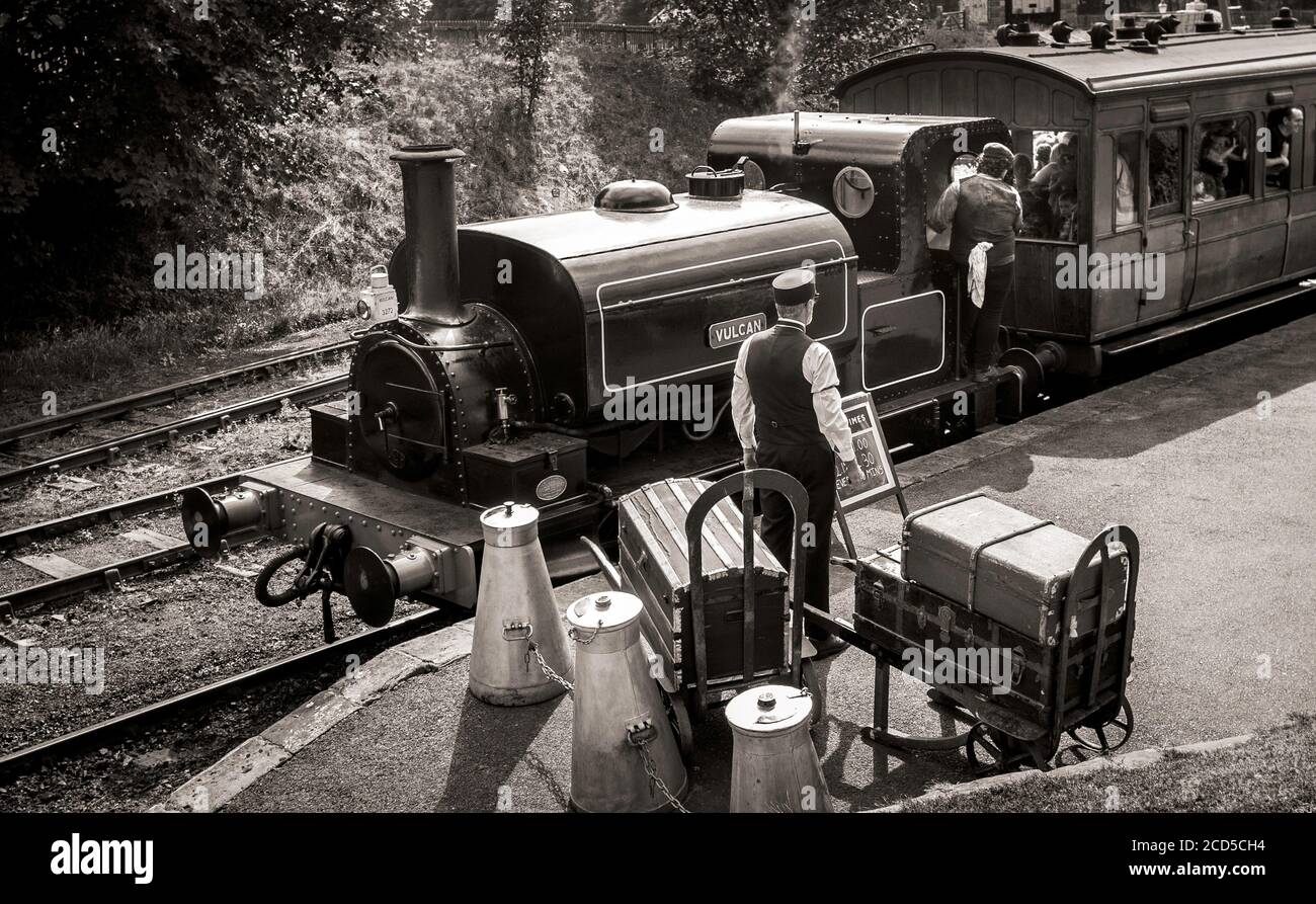 Bahnreisen (Edwardian) Stockfoto