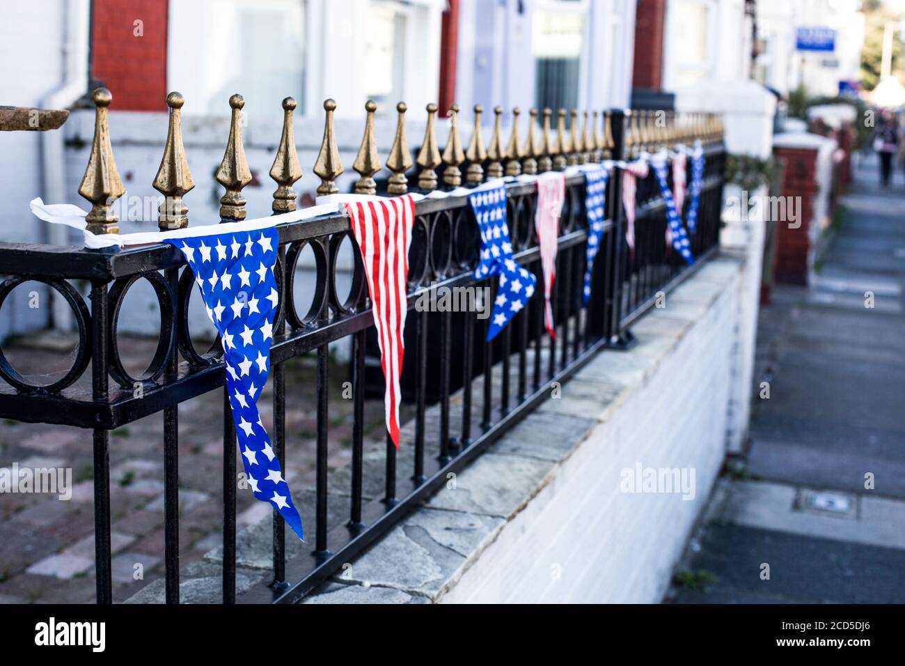 Kein Elvis Presley Festival dieses Jahr in Porth Cawl. Letztes Jahr aufgenommen. Stockfoto Kein Elvis Presley Festival dieses Jahr in Porth Cawl. Letztes Jahr aufgenommen. Stockfoto