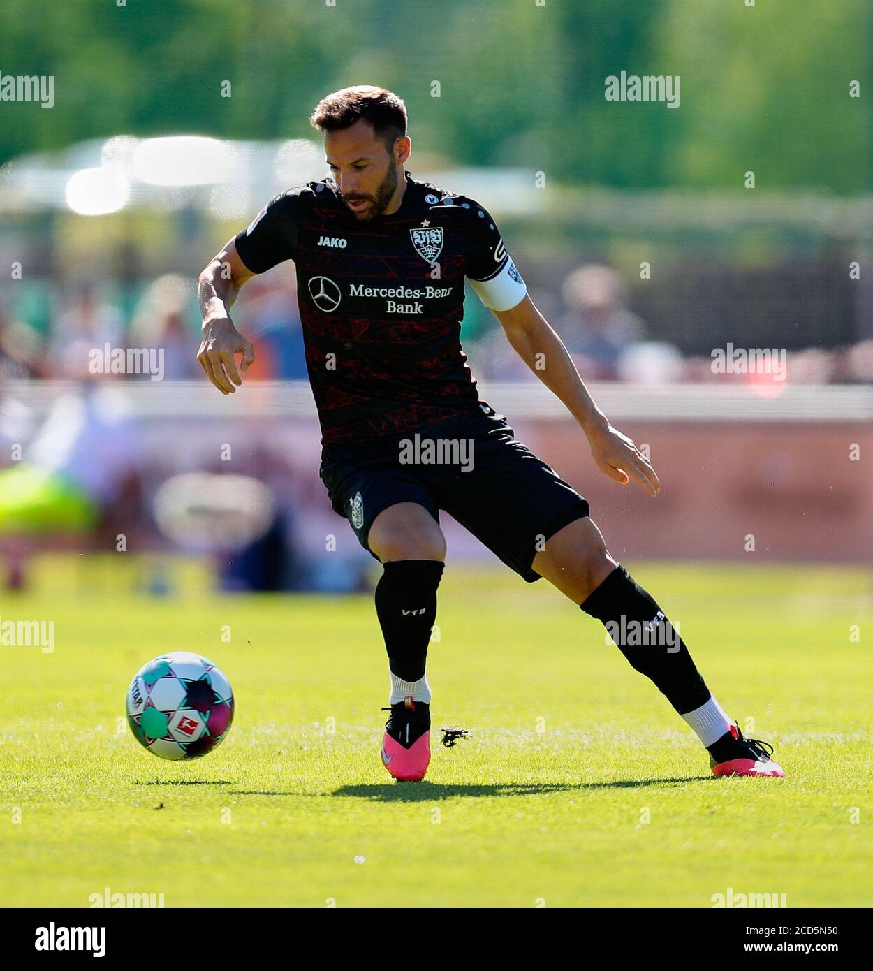 firo: 26.08.2020, Fußball, Helden Cup, Saison 2020/2021, HSV Hamburg Hamburg Hamburg - VfB Stuttgart, Gonzalo Castro, VFB Stuttgart, VFB, Stuttgart, Individual Action, Einsatz weltweit Stockfoto