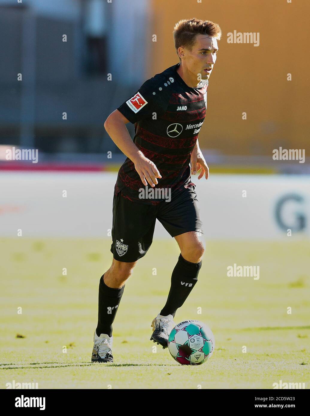 firo: 26.08.2020, Fußball, Helden Cup, Saison 2020/2021, HSV Hamburg Hamburg Hamburg - VfB Stuttgart, Philipp Klement, VFB Stuttgart, VFB, Stuttgart, Individual Action, Einsatz weltweit Stockfoto