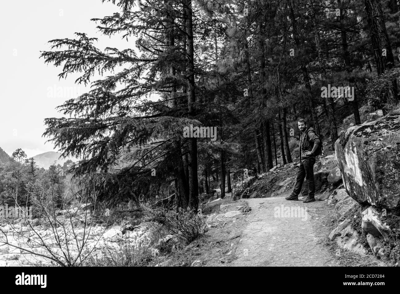 MALANA VILLAGE, INDIEN - Apr 14, 2016: Malana Village Menschen und Lebensfeiern Stockfoto