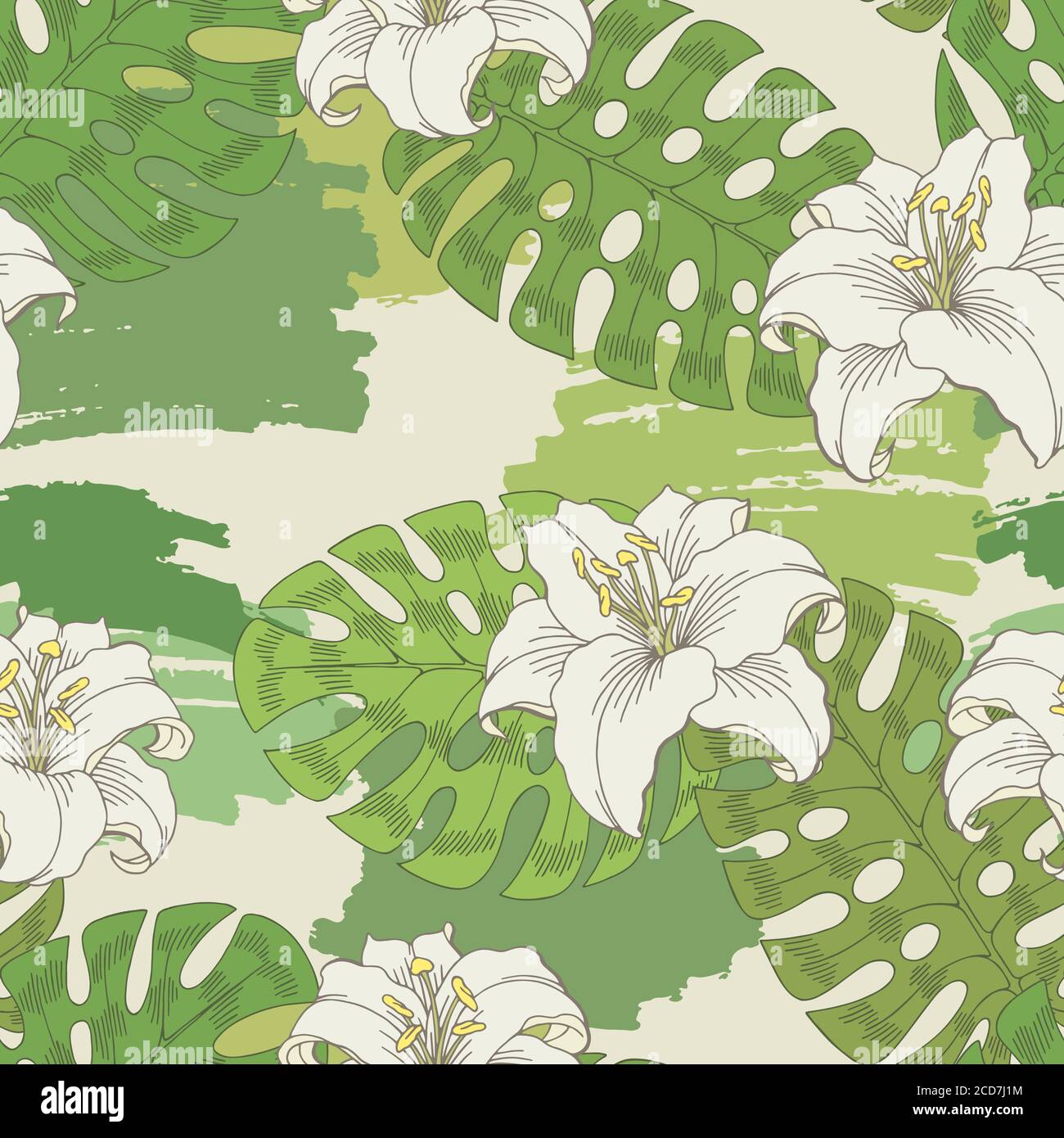 Blume Weiss Grun