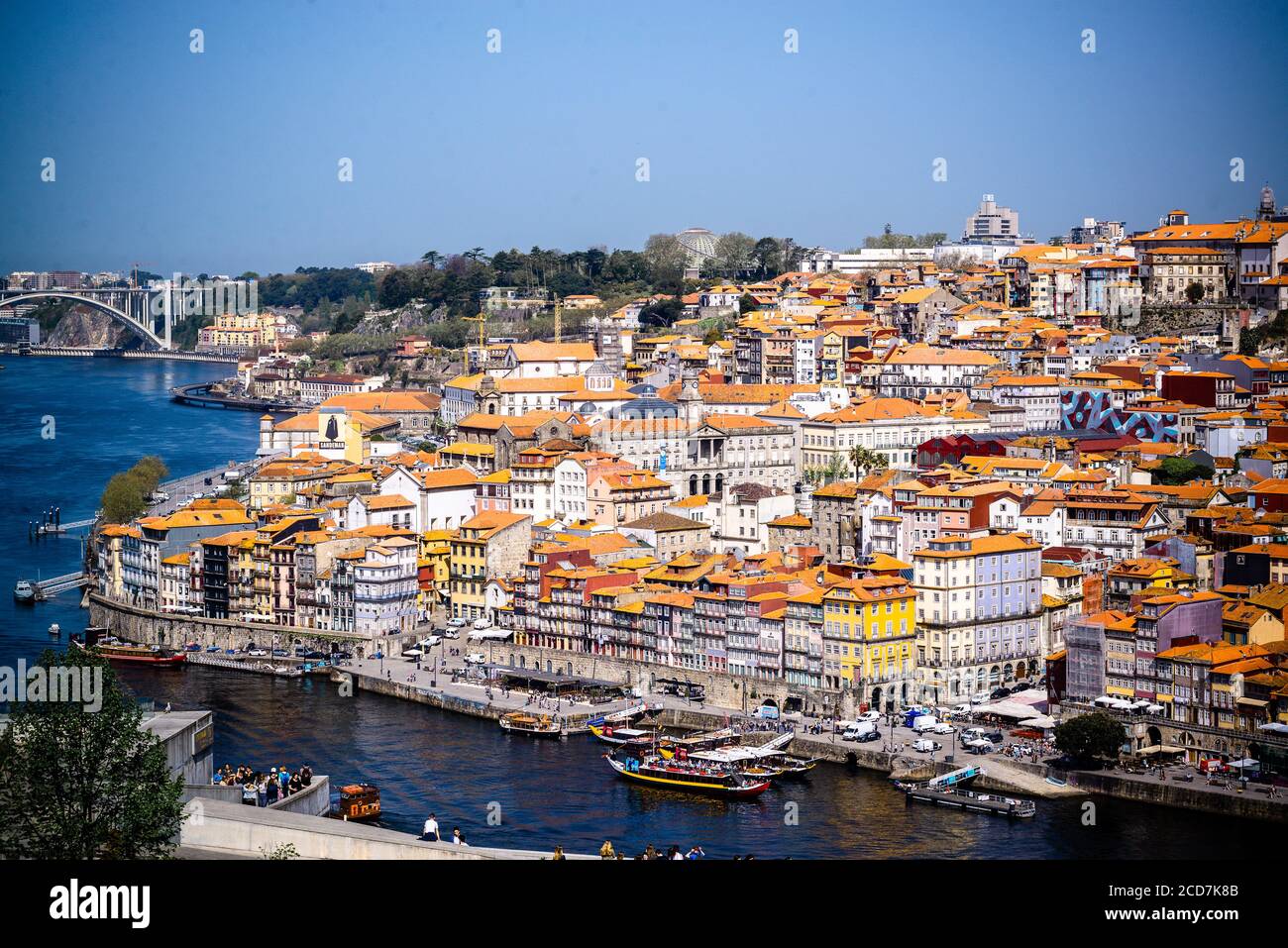 Blick auf Porto, Portugal Stockfoto